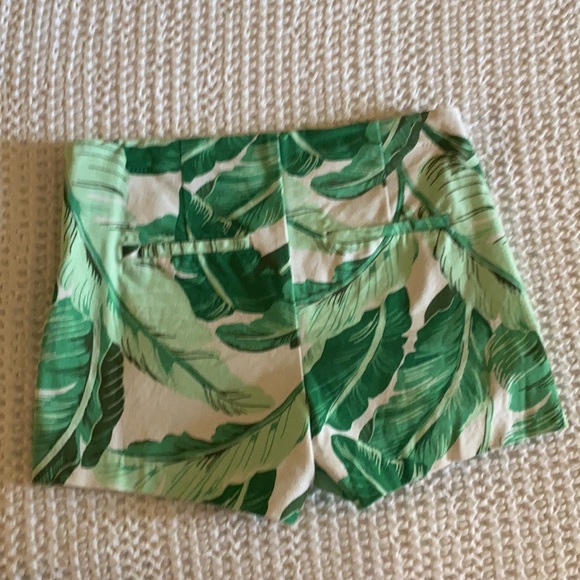 Old Navy Green & White Tropical Shorts - Picture 3 of 3